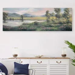 Green Field Canvas Art Print