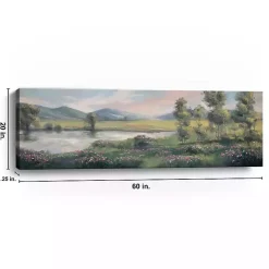 Green Field Canvas Art Print