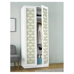 Green Flowering Trees Peel & Stick Wallpaper