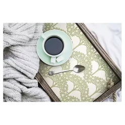 Green Flowering Trees Peel & Stick Wallpaper