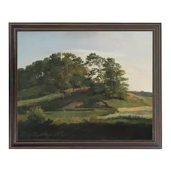 Green Landscape Framed Art Print
