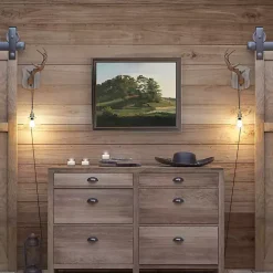 Green Landscape Framed Art Print