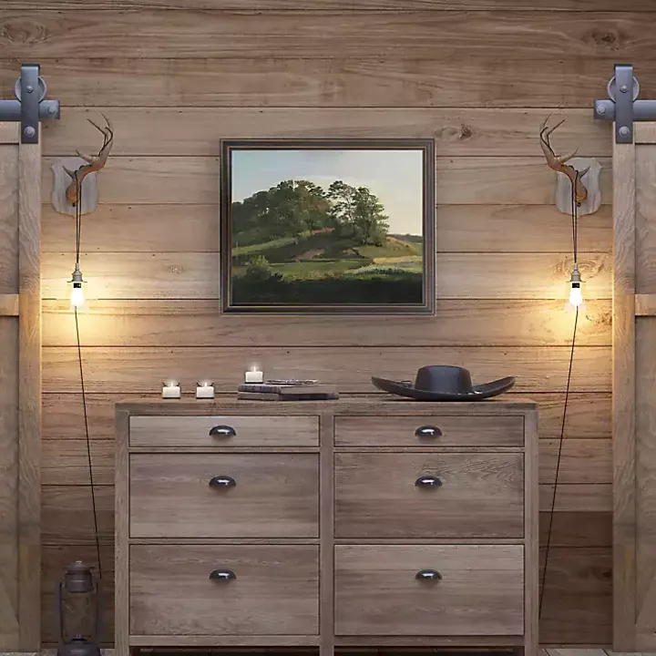 Green Landscape Framed Art Print