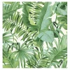 Green Tropical Leaves Peel & Stick Wallpaper