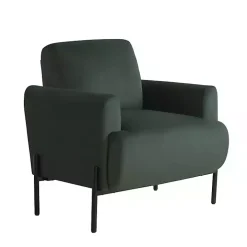 Green Velvet Upholstered Knox Accent Chair