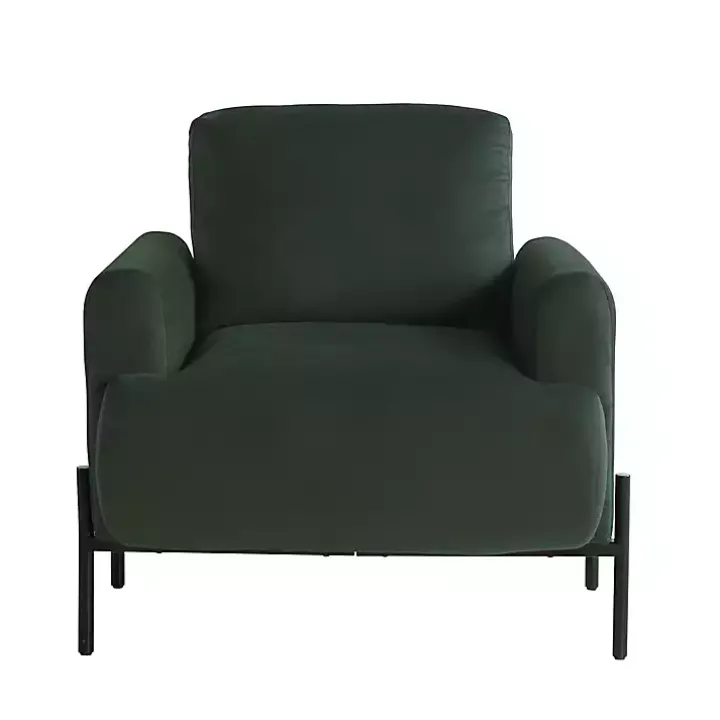 Green Velvet Upholstered Knox Accent Chair