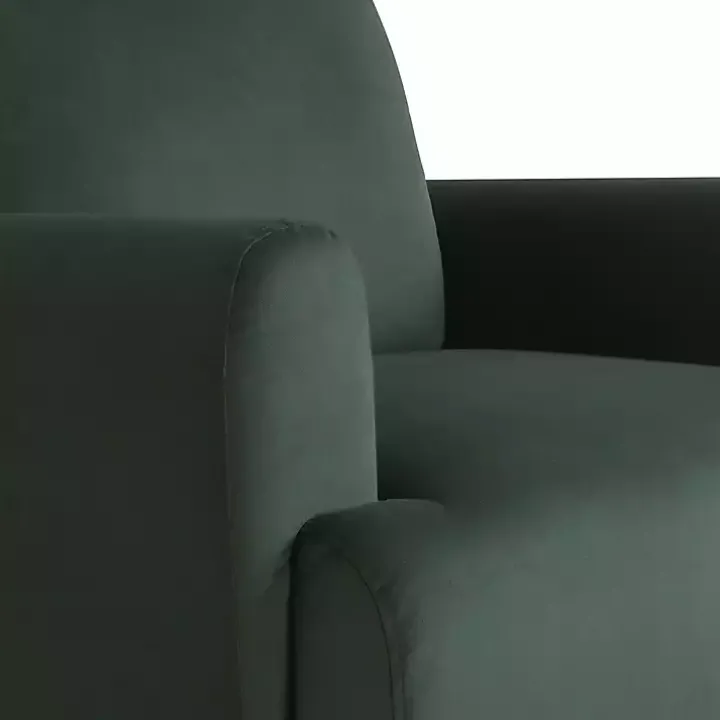 Green Velvet Upholstered Knox Accent Chair