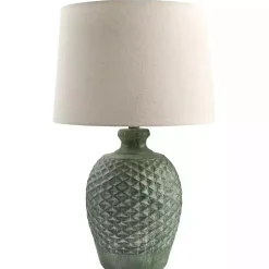 Green Yosemite Textured Table Lamp