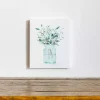 Greenery Bottle II Canvas Art Print