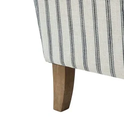 Gustaf Navy Striped Armchair