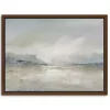 Hazy Horizon Framed Canvas Art Print