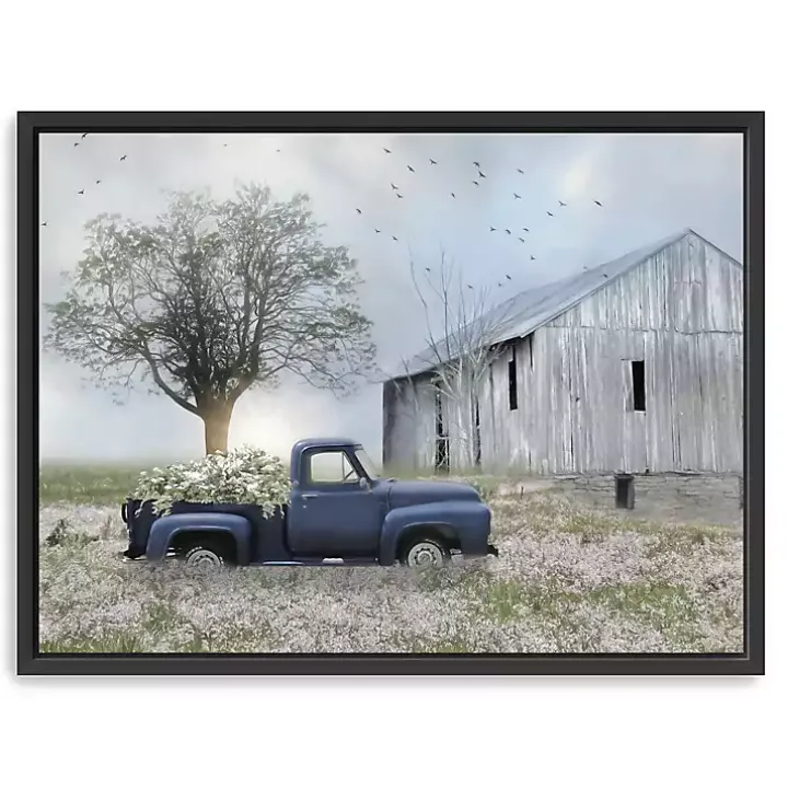 I Must Have Flowers Framed Giclee Canvas Art Print