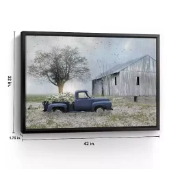 I Must Have Flowers Framed Giclee Canvas Art Print