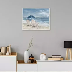 In Waiting Framed Canvas Art Print