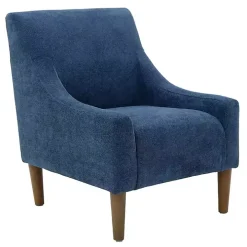 Indigo Blue Upholstered Shea Accent Chair