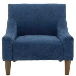 Indigo Blue Upholstered Shea Accent Chair