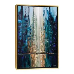 Infinite Reflection Abstract Canvas Framed Art