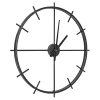 Isaac Black Modern Wall Clock