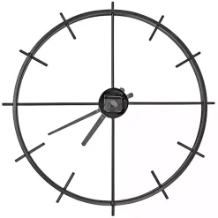 Isaac Black Modern Wall Clock