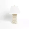 Ivory Coastal Shutter Table Lamp