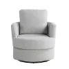 Ivory Elmhurst Swivel Accent Chair