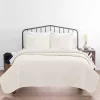 Ivory Herringbone Quilted 3-pc. King Coverlet Set