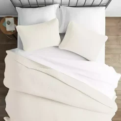 Ivory Herringbone Quilted 2-pc. Twin Coverlet Set
