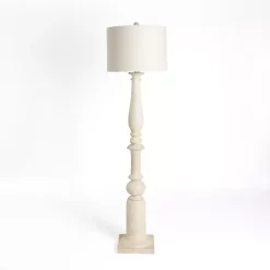 Ivory Spindle Charlotte Floor Lamp