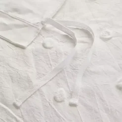 Ivory Tufted Cotton 7-pc. Full/Queen Duvet Set