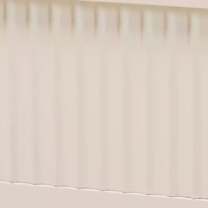 Ivory Wood Fluted Headboard Primrose King Bed