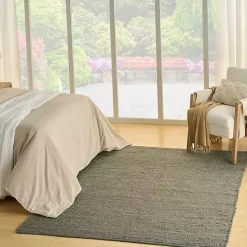 Jaxon Sage Natural Jute Area Rug, 4x6