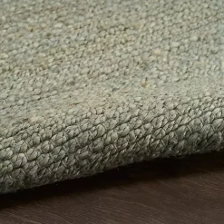 Jaxon Sage Natural Jute Area Rug, 5x7