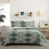 Justina Blakeney Green Aisha King Quilt Set