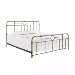 King Size Bronze Pipe Bed Frame