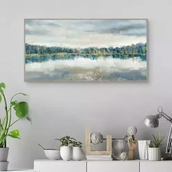 Lakeside Luxe Framed Canvas Art Print