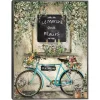 Le Marche Aux Fleurs Framed Canvas Art Print