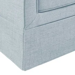Light Blue Slipcover Armchair