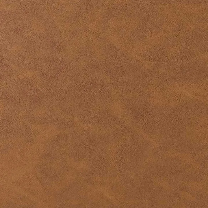 Light Brown Faux Leather Ambon Accent Chair