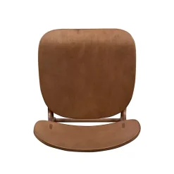 Light Brown Mid-Century Modern Bar Stool
