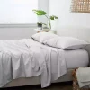 Light Gray Chambray 4-Pc. King Bed Sheet Set