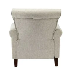Light Gray Miriam Nailhead Trim Armchair