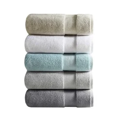 Light Gray 6-pc. Cotton Bath Towel Set