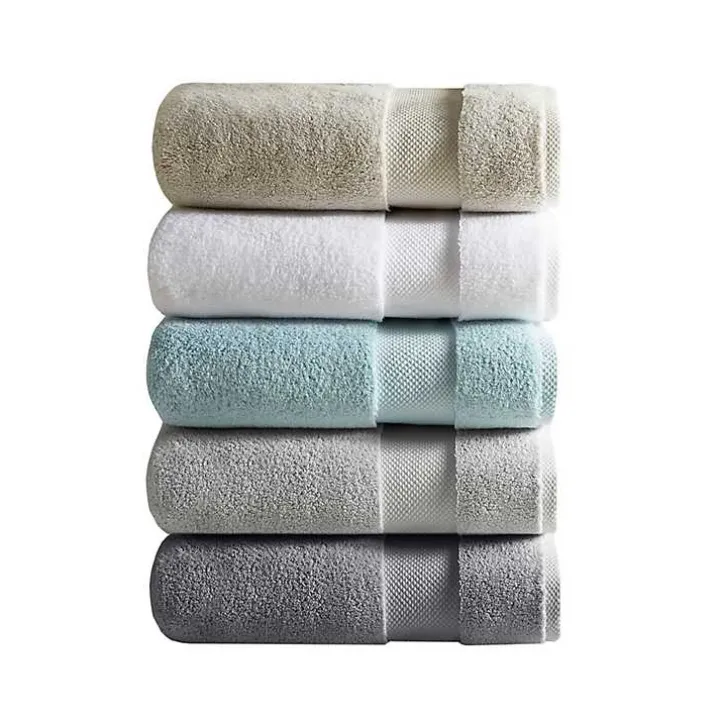 Light Gray 6-pc. Cotton Bath Towel Set