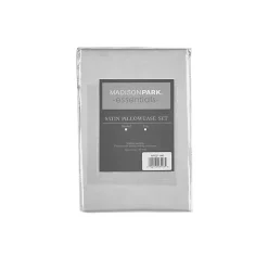 Light Gray Satin King 2-pc. Pillow Case Set