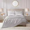 Light Gray Satin 6-pc. Queen Sheet Set