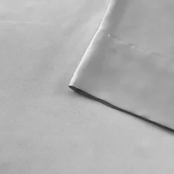 Light Gray Satin 6-pc. Queen Sheet Set