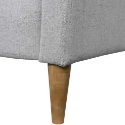 Light Gray Upholstered Juno Accent Chair