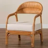 Light Honey Rattan Marisa Accent Chair