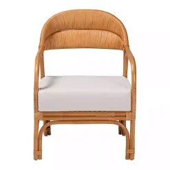 Light Honey Rattan Marisa Accent Chair