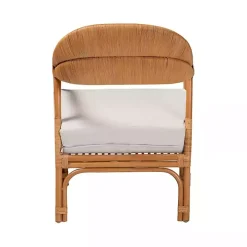 Light Honey Rattan Marisa Accent Chair